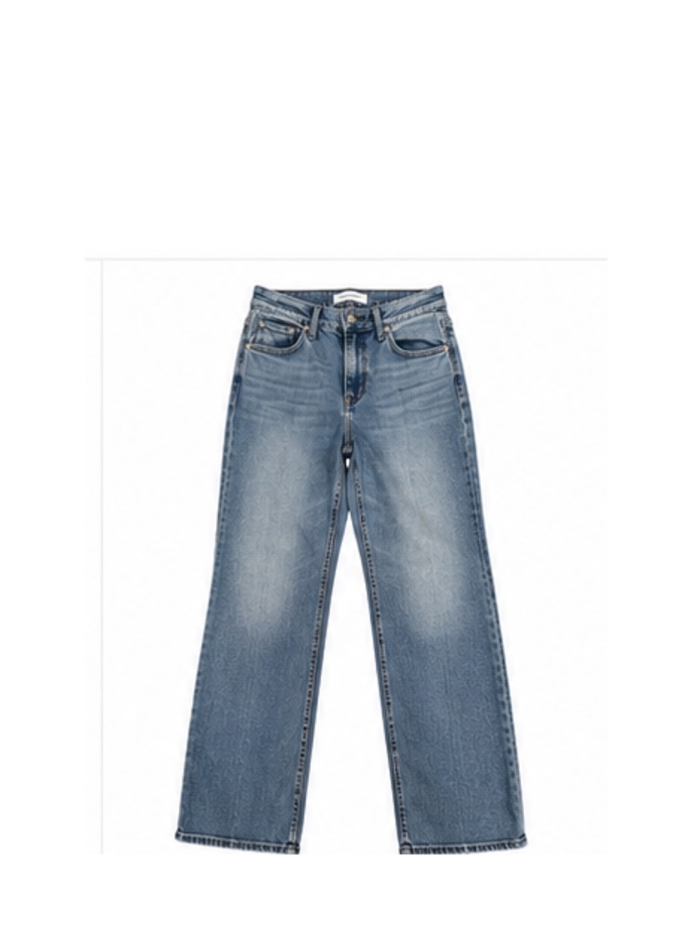 Daze Light Blue Straight-Leg Jeans